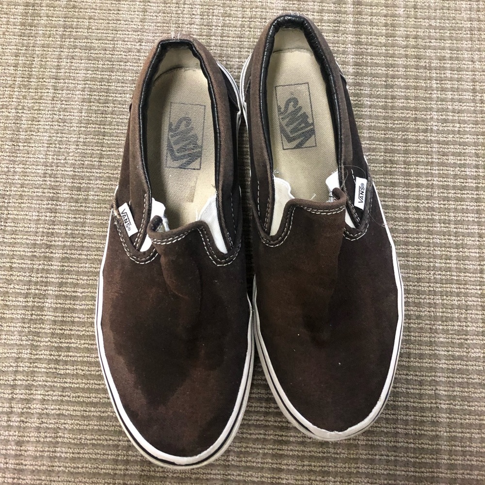 Canvas style black vans women.🖤